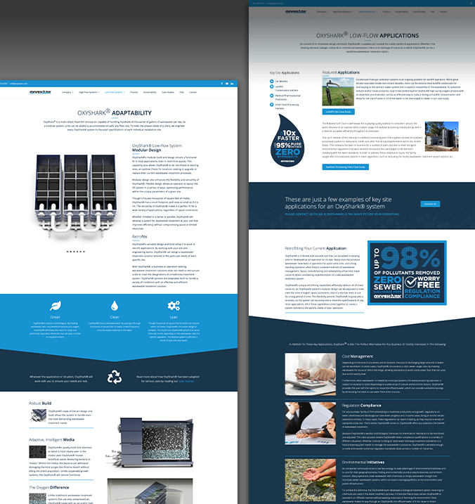 OxyShark website.