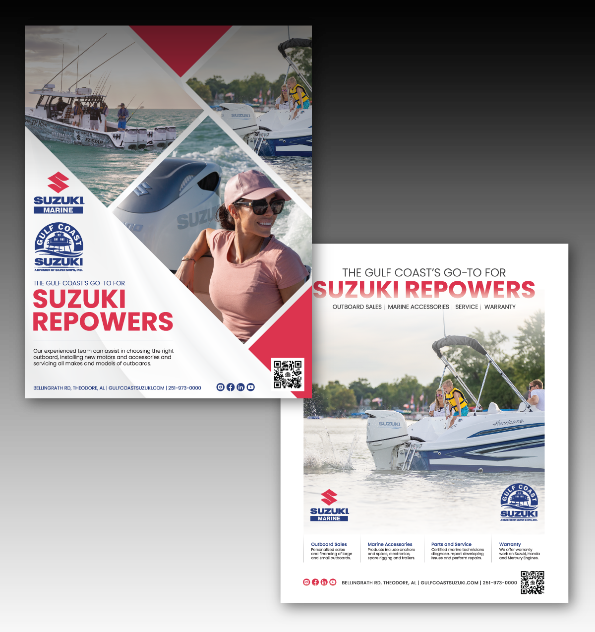 Gulf Coast Suzuki ads.